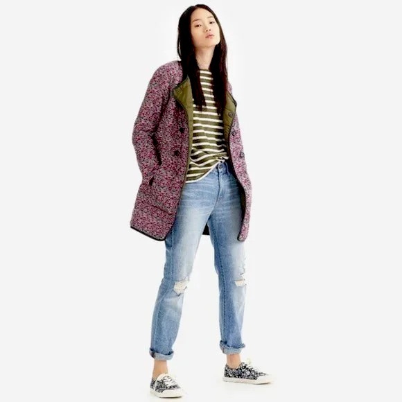 J. Crew Jackets & Blazers - JCrew Reversible Puffer Jacket in Liberty® floral with PrimaLoft®, size S